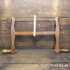 Vintage 14” Robert Sorby Sheffield Beechwood Bowsaw - Refurbished Sharpened