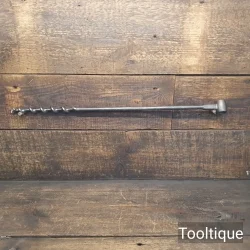 Vintage Timber Framing ¾” Scotch Barrel Pattern Auger Bit -Refurbished Ready To Use
