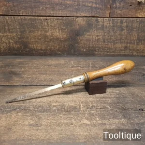 Antique Boxwood & Brass Carpenters Padsaw - Refurbished Ready To Use