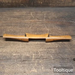 Vintage John Wilson Sheffield Carpenters Boxwood Spokeshave 2.5” Cutter - Refurbished