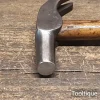 Vintage 6oz Claw Hammer with Ashwood Bulbous Handle - Refurbished