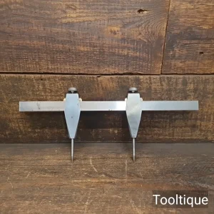 Crisp Vintage Precision Engineered Steel Trammel Points - Very Good Condition