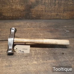 Vintage Panel Beaters Convex & Flat faced Planishing Hammer - Refurbished