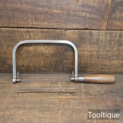 Vintage German No: 667 Carpenters Coping Saw - Refurbished Ready To Use