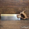 Vintage 1950’s Spear & Jackson 10” Brass Back Dovetail Saw 15 Tpi - Fully Refurbished