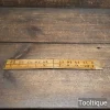 Vintage Carpenters Rabone No: 1167 Four-Fold Boxwood & Brass Rule - Refurbished