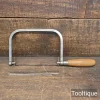 Vintage Eclipse No: 7CP Coping Saw Beechwood Handle - Good Condition