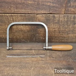 Vintage Eclipse No: 7CP Coping Saw Beechwood Handle - Good Condition