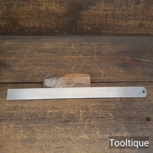Vintage Rabone Chesterman No: 64R Double Sided Rustless 12” Imperial & Metric Steel Ruler
