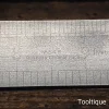 Vintage Rabone Chesterman No: 64R Double Sided Rustless 12” Imperial & Metric Steel Ruler