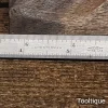 Vintage 12” Chesterman No: 76 1/3 Slim Imperial Steel Ruler - Good Condition