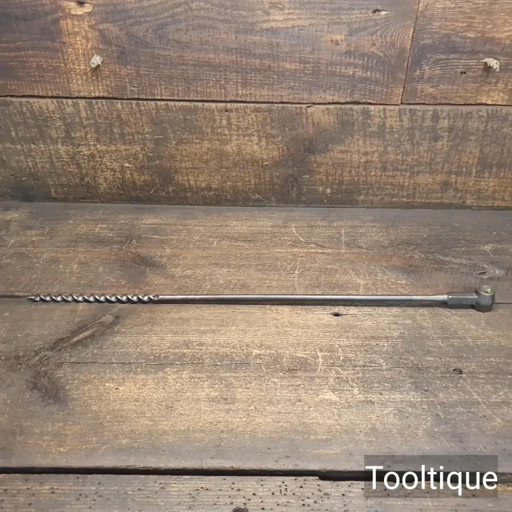 Vintage Timber Framing 3/8” Scotch Barrel Pattern Auger Bit - Refurbished