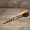 Vintage ¼” W. Marples Carpenters Firmer Chisel Boxwood Handle - Refurbished