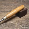 Vintage ¼” W. Marples Carpenters Firmer Chisel Boxwood Handle - Refurbished