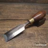 Vintage 1 ½” Marples Carpenter’s Bevel Edge Butt or Palm Chisel - Refurbished