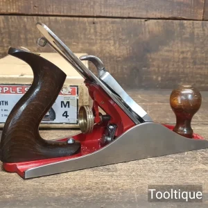 Vintage Near Mint Boxed Marples & Sons No: M4 Smoothing Plane - Refurbished