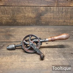 Vintage WW2 Era 1945 Keen Double Pinion Egg Beater Hand Drill - Refurbished