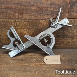 Vintage Chesterman Sheffield Cast Steel Combination Set Square - Refurbished Vintage Chesterman Sheffield Cast Steel Combination Set Square - Refurbished