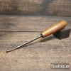  Vintage S.J Addis Woodcarving 3/16” Spoon Bit Chisel - Sharpened