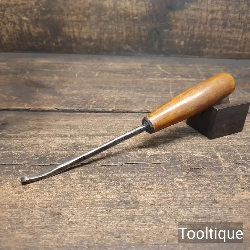 Vintage S.J Addis Woodcarving 3/16” Spoon Bit Chisel - Sharpened