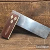 Vintage Marples & Sons Carpenter’s Rosewood & Brass Square - Refurbished