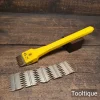 Vintage CK 38mm Scrutch Chisel with 6 No: Replacement Heads - Good Condition