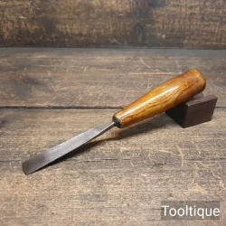 Vintage C. Hill Woodcarver’s ¾” Shallow Gouge Chisel - Sharpened Ready To Use
