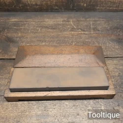 Vintage Norton India 8”x2” Fine Sharpening Stone - Lapped Flat