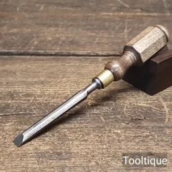 Vintage 5/16” Miniature Scale Bevel Edge Butt or Palm Chisel - Refurbished