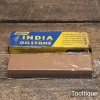 Vintage 4”x1”x ½” Norton India Sharpening Stone - Good Condition