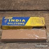 Vintage 4”x1”x ½” Norton India Sharpening Stone - Good Condition