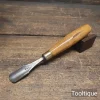 Antique ¾” Dumpy H&D Holzapfel Carvers Gouge Chisel - Sharpened Ready To Use