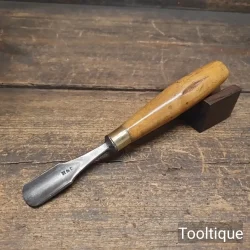 Antique ¾” Dumpy H&D Holzapfel Carvers Gouge Chisel - Sharpened Ready To Use
