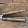 Vintage English Cast Steel High Carbon Hedging Shears - Refurbished