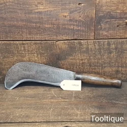 Vintage 9” Brades Co. Billhook Ashwood Handle - Refurbished Ready For Use