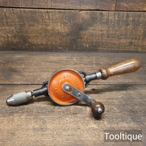 Vintage Stanley 803 Double Pinion Egg Beater Style Hand Drill - Refurbished
