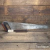Vintage Sandvik 2000 Cross Cut Hand Saw Rosewood Composite Handle 7 Tpi - Sharpened