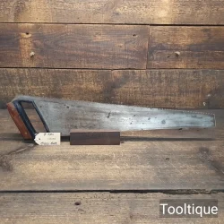 Vintage Sandvik 2000 Cross Cut Hand Saw Rosewood Composite Handle 7 Tpi - Sharpened