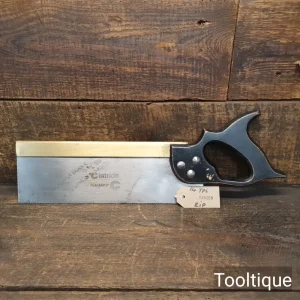 Vintage 12” Cintride Sheffield Super Brass Back Tenon Saw 14 Tpi - Fully Refurbished Vintage 12” Cintride Sheffield Super Brass Back Tenon Saw 14 Tpi - Fully Refurbished