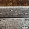 Vintage 16” Thomas Turner & Co. c1880 Steel Back Bench Saw 9 Tpi - Fully Refurbished