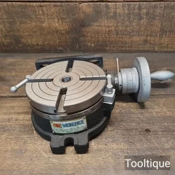 Near Mint 6” Vertex Machinery Works Co. Vertical & Horizontal Rotary Table for Milling