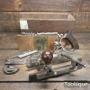 Antique Boxed Stanley USA Floral Design No: 45 Combination Plough Plane - Fully Refurbished