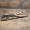 Vintage Patented Cobblers No: 4 Shoe Makers Lasting Pliers - Refurbished