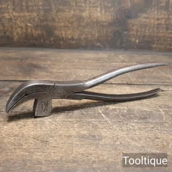 Vintage Patented Cobblers No: 4 Shoe Makers Lasting Pliers - Refurbished