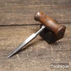 Vintage Carpenters Beechwood T handled Hole Reaming Tool - Refurbished