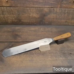 Vintage 12” Sheffield Artist’s Beechwood Handled Palette Knife - Refurbished