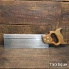 Vintage 12” Tyzack & Turner No: 13 Steel Back Tenon Saw 13 Tpi - Fully Refurbished