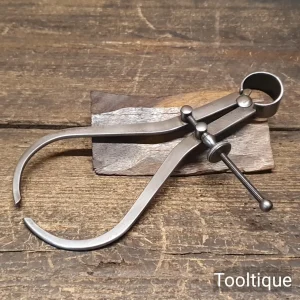 Vintage 7” Moore & Wright Spring Steel Outside Calliper - Good Condition