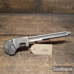 Vintage 9” Snail Brand F Type Monkey Wrench - Good Condition