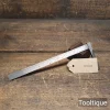 Vintage 200mm Metric & Imperial Calibrated Steel Square - Good Condition